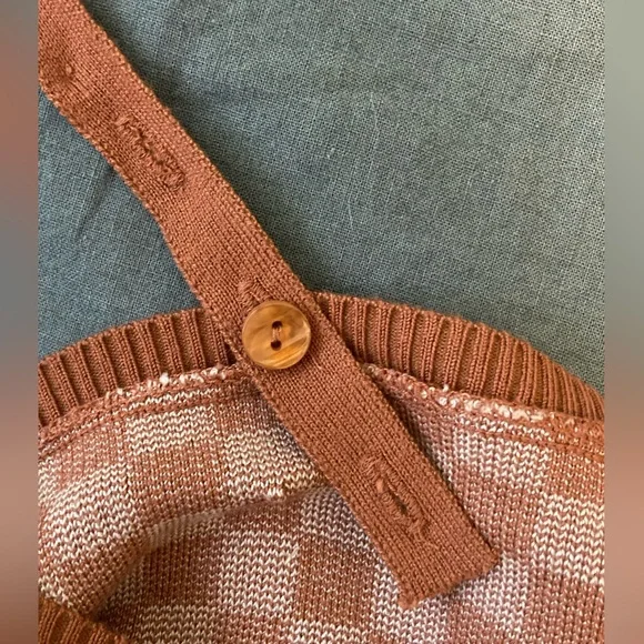 12th Tribe Checkered Crop Top - Picture 3 of 4